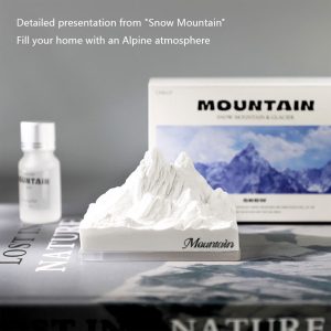 Alpine gypsum diffuser stone Car Snow Mountain Aromatherapy gift box Indoor fragrance Car ornament Essential oil set Gift for men