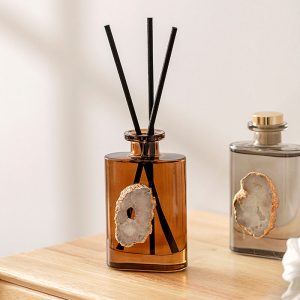 Agate crystal reed diffuser creative advanced aromatherapy handmade decoration