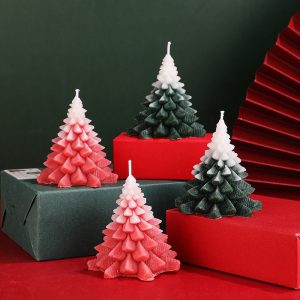 Christmas Tree Scented Candles Creative Sculpture Candles Home Decor Candles Christmas Gifts