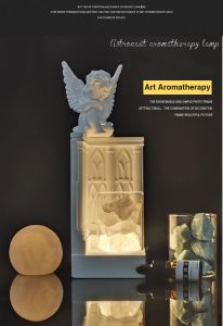 City of Angels diffuser Creative sculpture night light diffuser stone European architectural